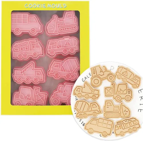 Vista 17 de Juego de 8 moldes de galletas de astronauta para hornear, moldes de galletas alienígenas, juego de moldes de galletas de meteoritos y herramientas
