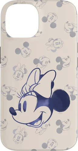 Vista 4 de Funda clásica retro vintage para iPhone 16 Disney Minnie y Mickey Mouse Heads