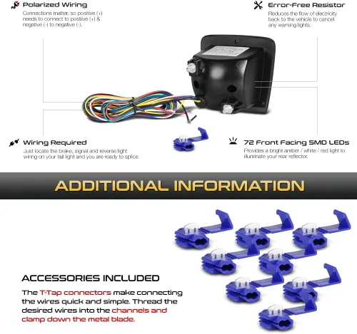 Vista 5 de VIPMOTOZ Switchback secuencial LED antiniebla trasera, marcha atrás, luces de freno, reflector, compatible con Nissan Z34 370Z Fairlady Z, lente