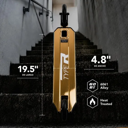 Vista 8 de ROOT INDUSTRIES - Scooter Pro Tipo R Complete Pro Scooter - Pro Scooters - Pro Scooters for para adultos/ Pro Scooters para niños - Cubierta de Gold