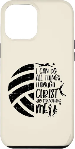 Vista 26 de I Can Do Things Through Christ Volleyball Christian Gift Case for iPhone 17