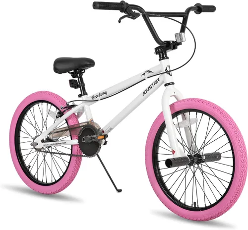 Vista 10 de JOYSTAR Brockway Freestyle - Bicicletas BMX para niños de 20 pulgadas y 24 pulgadas, bicicletas para niños de 6 a 14 años y ciclistas de nivel