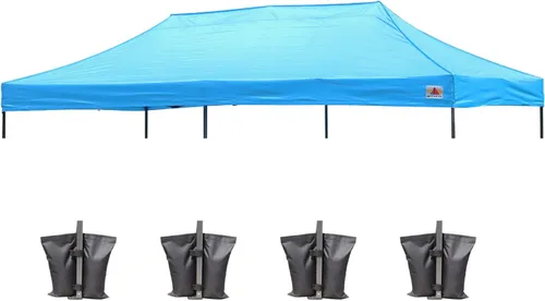 Vista 84 de ABCCANOPY Toldo de repuesto para tienda de campaña desplegable (8 x 8 pies, blanco)