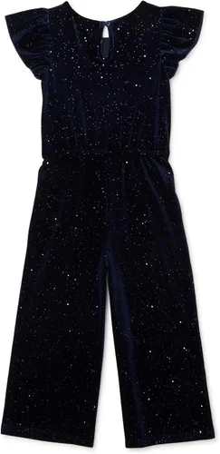 Vista 4 de Mono de terciopelo con rayas o azul Stardust para bebés y niños pequeños