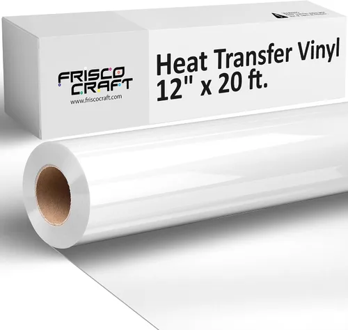 Vista 15 de Frisco Craft Rollos de vinilo HTV – Rollos de vinilo de transferencia de calor para impresiones personalizadas – Rollo HTV mate de 12 pulgadas x 20