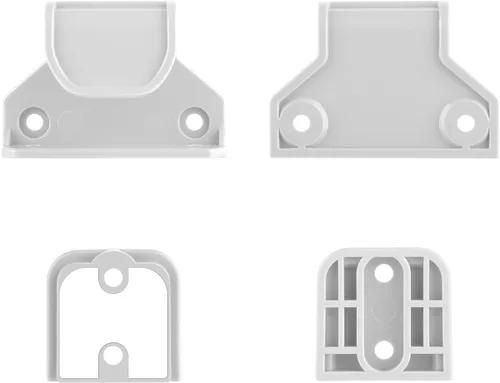 Vista 4 de Kit de piezas de repuesto retráctil para puerta de bebé, juego completo de accesorios de montaje en pared con soportes, anclajes y tornillos