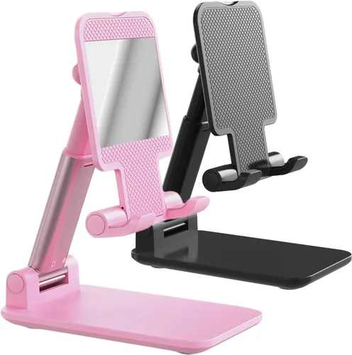 Vista 9 de Soporte para Teléfono de Escritorio, MT-6 Soporte para Teléfono Celular para Escritorio Soporte Universal para Teléfono Celular Plegable y Ajustable