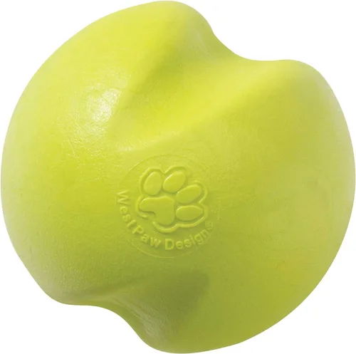 Vista 9 de West Paw, Juguete en forma de balón para perro, masticable y resistente, diseño Jive Zogoflex, Verde agua