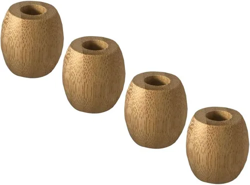 Vista 7 de Exceart - Soporte de bambú para cepillo de dientes, 4