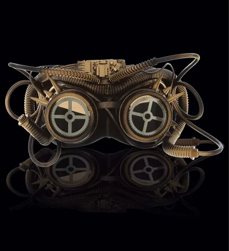 Vista 8 de Gafas Steampunk Steam Punk Gafas Cosplay Disfraz