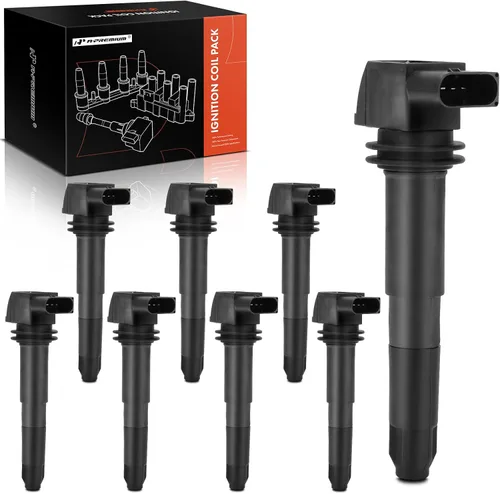 Vista 9 de A-Premium Paquete de bobinas de encendido del motor compatible con Porsche Cayenne 2003 2004 2005 2006 V8 4.5L Compatible with Cayenne 2003 2004