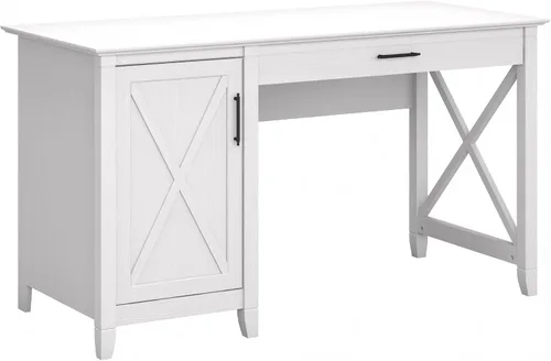 Vista 19 de Bush Furniture - Organizador de escritorio Key West con cajones , Madera, Bing Cherry cereza bing