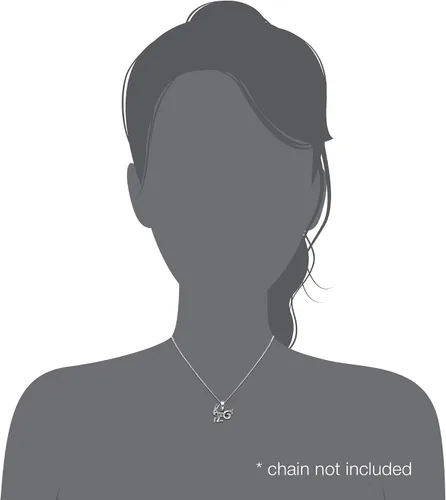 Vista 2 de WithLoveSilver - Colgante de plata de ley 925, horóscopo del zodiaco, signo de Capricornio, la cabra marina (22 de diciembre al 20 de enero), Plata