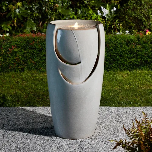 Vista 11 de Glitzhome - Fuente de agua con luz LED para exteriores