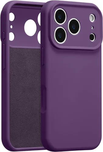 Vista 93 de Funda de silicona para iPhone Air, con [protección completa de la cámara] [forro de microfibra suave antiarañazos], funda de silicona líquida ultra
