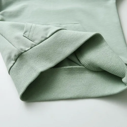 Vista 5 de Conjunto de sudadera con capucha de manga larga a rayas para bebés y niños pequeños