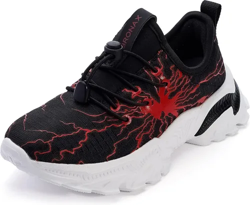 Vista 8 de BRONAX Zapatos de tenis cómodos con personalidad de graffiti para niños pequeños/grandes