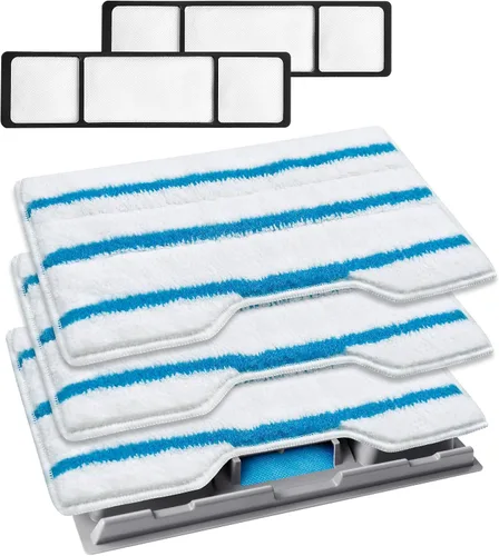 Vista 11 de KEEPOW Almohadillas para fregona reutilizables, almohadillas de repuesto compatibles con Shark Vac Mop VM252 VM200 VC205 VM250 / QM250 VM190
