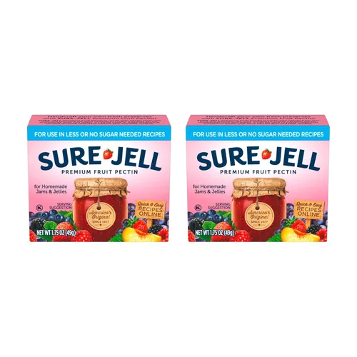 Vista 8 de Sure-Jell MCP - Pectina de frutas prémium para mermeladas caseras, gelatinas y conservas, espesante de frutas y agente gelificante, fórmula