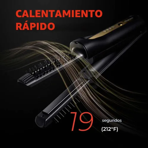 Vista 7 de YA-MAN SPA Styler® Volumen Inalámbrico + Suave - Estilo Inalámbrico, Reimaginado. Cepillo caliente híbrido + plancha plana