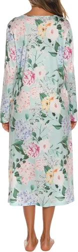Vista 5 de YOZLY Camisones para mujer de algodón suave de manga larga con bolsillos