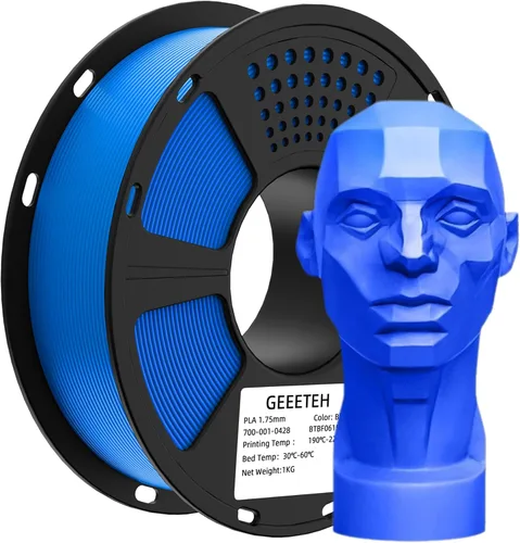 Vista 41 de Geeetech - Filamento PLA de 0.07 pulgadas, filamento de seda de bicolor, consumo dicromático de coextrusión brillante, 2.2 libras, 1 carrete