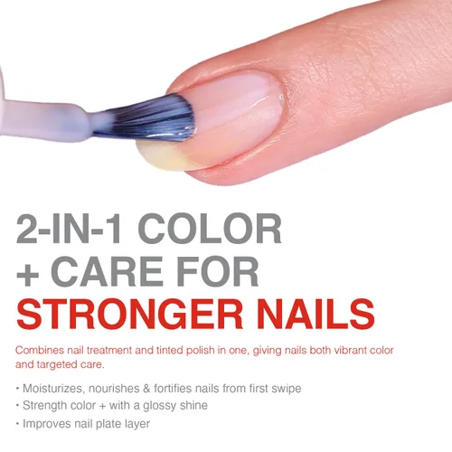 Vista 6 de Probelle Fortalecedor de uñas tintado, tratamiento de fortalecimiento de uñas de color, crecimiento y reparación de uñas, detiene la descamación