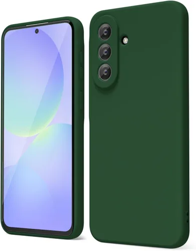 Vista 294 de oakxco Funda para teléfono Samsung Galaxy A12 con agarre de silicona líquida, linda delgada fina suave cubierta de gel de goma TPU lisa para mujeres