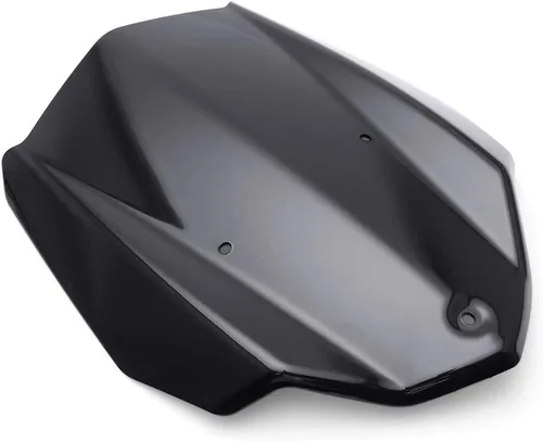 Vista 2 de GLoyer Motorcycle Windshield Windscreen Compatible with MT-03 MT03 MT 03 FZ-03 FZ03 FZ 03 2016 2017 2018 2019 Double Bubble Windshield Wind Black