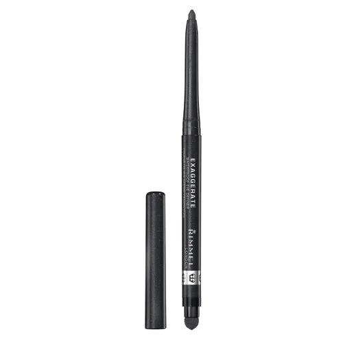 Vista 3 de Delineador de ojos impermeable Rimmel London Exaggerate, altamente pigmentado, de larga duración, con difuminador incorporado, 230, Océano Profundo