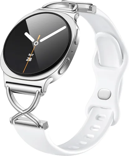 Vista 16 de Getino Correa delgada para Samsung Galaxy Watch 9, Watch 8 y 8 Classic para 1-Starlight