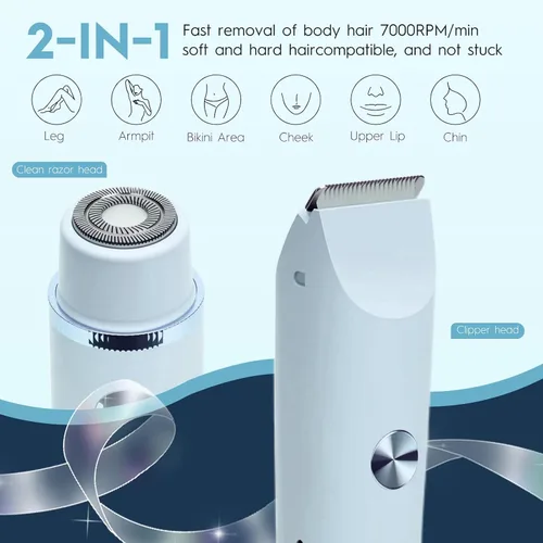 Vista 8 de Peluquero corporal con cerámica IPX7, azul