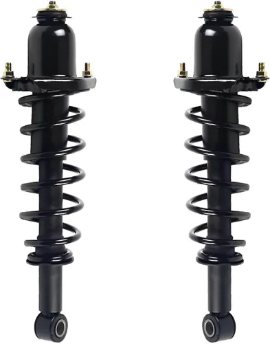 Vista 7 de Detroit Axle - 4 piezas de soportes para Toyota 2004 2005 2006 2007 2008 2009 Prius, soportes delanteros y traseros con resortes helicoidales