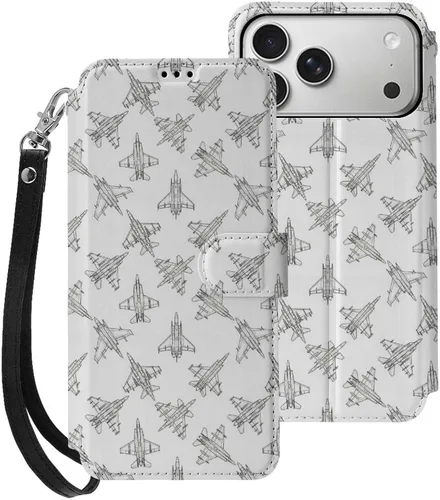 Vista 21 de SWEET TANG Funda protectora para iPhone 17, con tarjetero y tarjetero Patrón 828