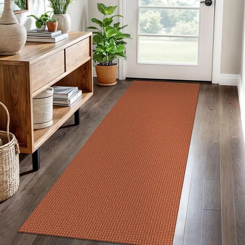 Vista 14 de EARTHALL Alfombra tejida de 2 x 3 pies, lavable para entrada, alfombra trenzada antideslizante, alfombra para puerta interior y exterior, alfombra
