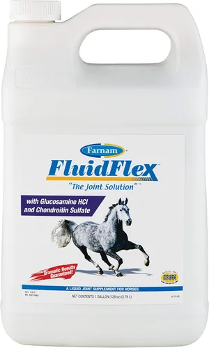Vista 8 de Farnam Fluidflex Suplemento líquido para articulaciones para caballos, suministro para 128 días, 128 onzas Liquid Joint Supplement for Horses