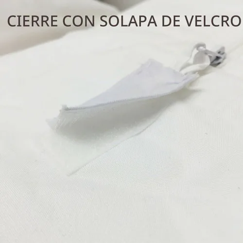 Vista 3 de Cobertor para colchón con cierre zipper, protección contra chinches y ácaros, hipoalergénico