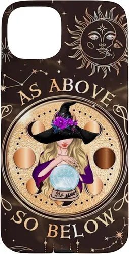 Vista 9 de iPhone 16 Witch Halloween Day - As Above - So Below Case