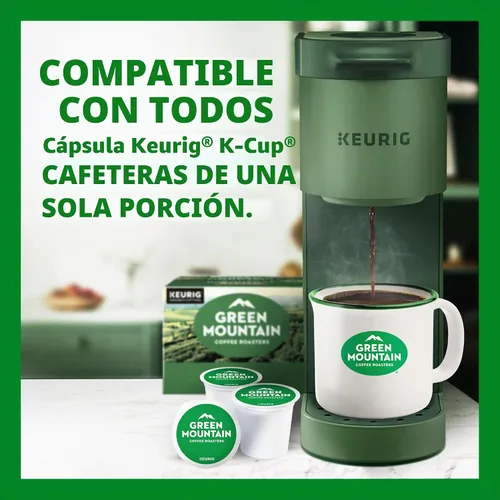 Vista 8 de Green Mountain Coffee Roasters Cápsulas de café Keurig K-Cup individuales de tostado francés, café tostado fuerte, 96