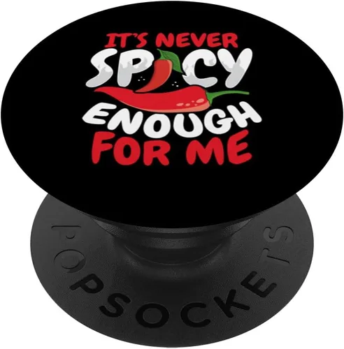 Vista 6 de Chili Pepper Spicy Ramen Hot Sauce Asian Korea Mexican Food PopSockets MagSafe PopGrip for iPhone