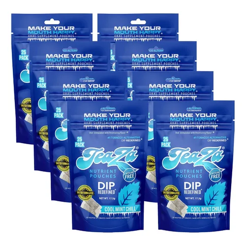 Vista 18 de Teaza Bangin' - Bolsas energéticas de hierbas alternativas al tabaco sin nicotina, bolsas de inmersión saludables para tabaco, sabor prémium a