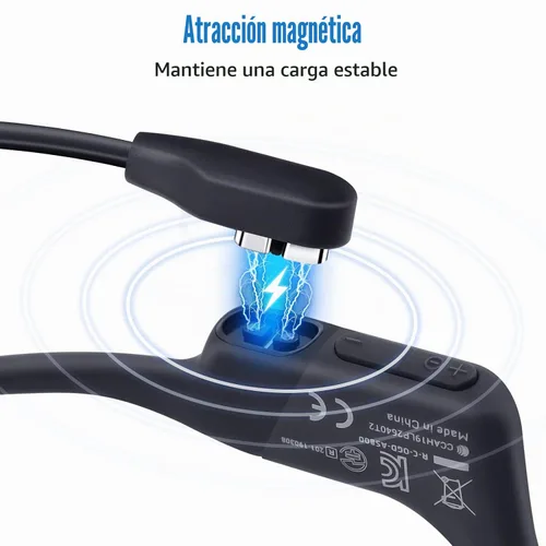 Vista 5 de Paquete de 2 cables de carga para Shokz Aeropex/OpenRun, OpenRun Pro, OpenRun Mini y OpenComm 2/UC, para cable de carga Aftershokz, cable USB