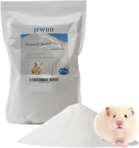 Vista 13 de Arena de baño para hámster, 3lb arena del desierto libre de polvo o arena para orinal para hámster, chinchillas, jerbo, hámster sirio, ratones, Beige