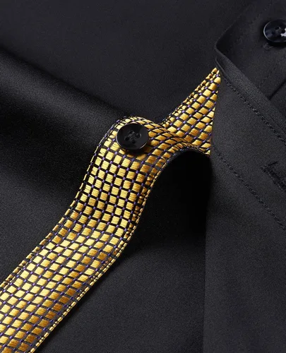 Vista 4 de Lion Nardo Camisas de vestir florales para hombre, camisas de vestir estampadas de manga larga para hombre, camisas hawaianas con botones, Bolsillo