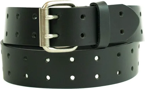 Vista 2 de Dickies - Cinturón de cuero para hombre con hebilla de doble punta