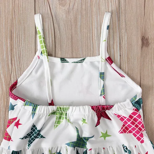 Vista 5 de Mono de una pieza para bebés y niñas con tirantes y bolsillos, ropa de vestir