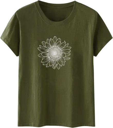 Vista 53 de Camiseta con estampado de animales para mujer, camiseta de libélula divertida, linda camiseta de manga corta, blusa de primavera 2023, camisas