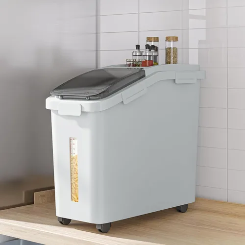 Vista 13 de YITAHOME Contenedor de almacenamiento de alimentos de 4 piezas y Transparente