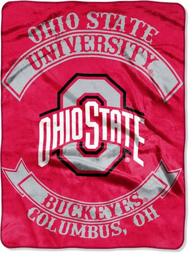 Vista 256 de Northwest NCAA Unisex-Adult Raschel Throw Blanket Alumni