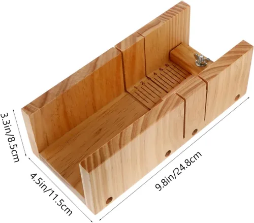 Vista 3 de Molde de madera para cortar jabón con cepillo ondulado recto raspador herramienta de corte para velas hechas a mano herramienta de fabricación